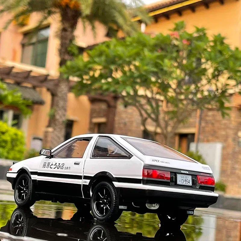 1:20 INITIAL D AE86 Movie Car Alloy Car Model Diecast & Toy Vehicles Metal Car Model Simulation Kids Toy Gift A152