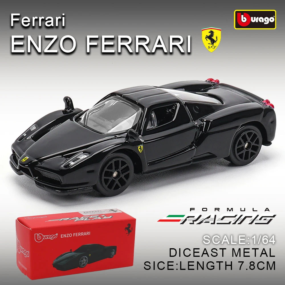 Bburago 1:64 genuine Ferrari SP1 812 COMPETIZIONE ENZO F40 F12TDF SF90 car model series children's Christmas boy gift toys