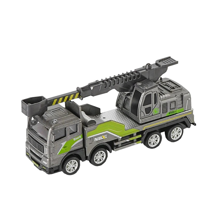 1/50 Model Car Bulldozer Truck Excavator Crane Forklift Construction Engineering Vehicle Toys for Boys Children Educational Toys