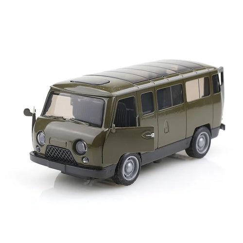 (مغلف) شاحنة فان UAZ-452 مجسمة مقاس 1/36 بثلاثة أبواب، مصنوعة من المعدن المصبوب، لعبة للأولاد، محاكاة مطورة ذاتيًا.