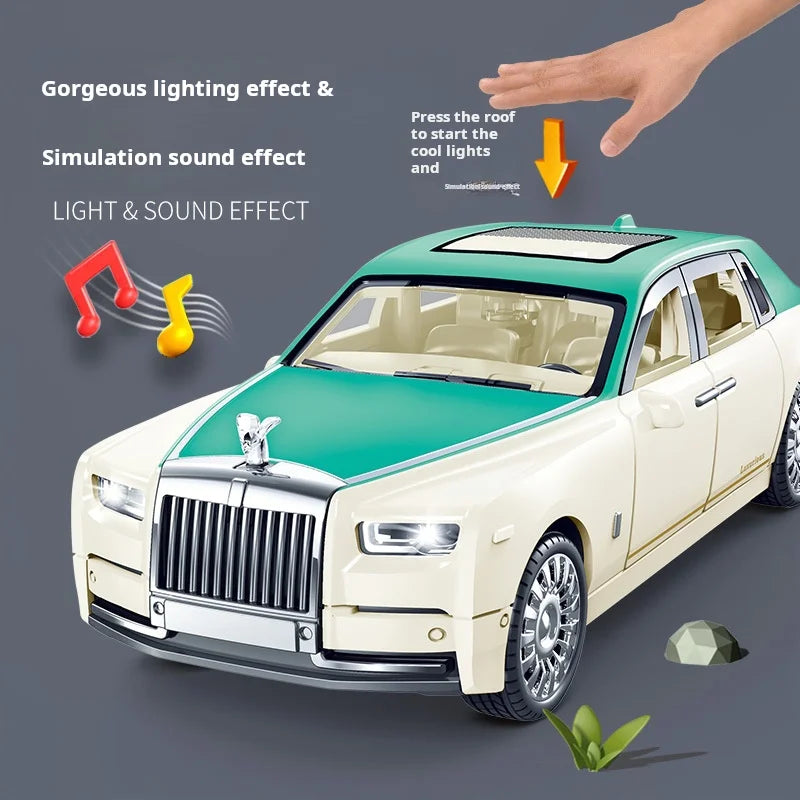 Simulation Rolls-Royce Phantom Model Car Model Ornaments Luxury Car Sedan Toy Car Collection