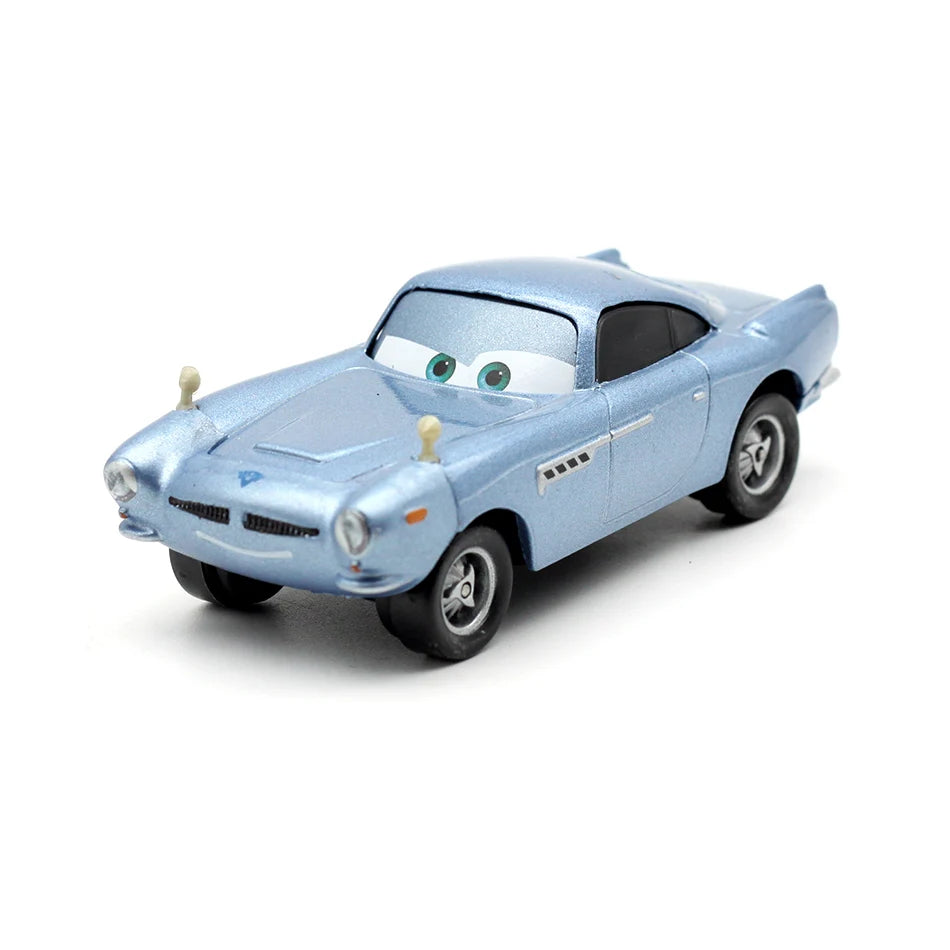 2026 NEW Disney Pixar Car Lightning McQueen The King Mater 1:55 Diecast Metal Alloy Model Car Toy for Kids Birthday Gift New Yea