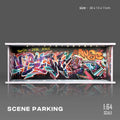 1/64 Garage scene Model Scene with Light Version Simulation Model Scene Decoration Collect (Excluding dolls and car models)
