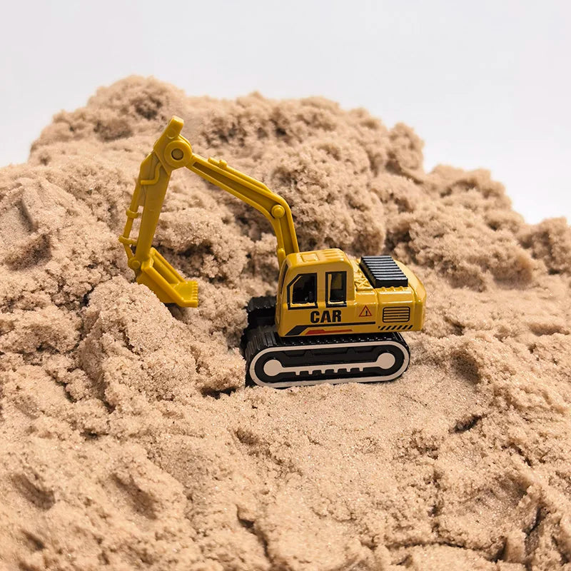 Crane Truck Car Set Parking Lot Toys Alloy Engineering Vehicle Tractor Excavator Boy Construction for Children Birthday Gift