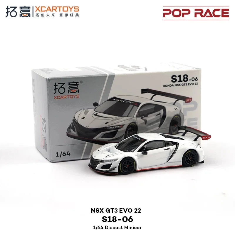 Xcartoys x Pop Race 1:64 EVA RT TYPE-08 087X PANDEM S13 SINGER SKYLINE GTR V8 DRIFT Diecast Model Car