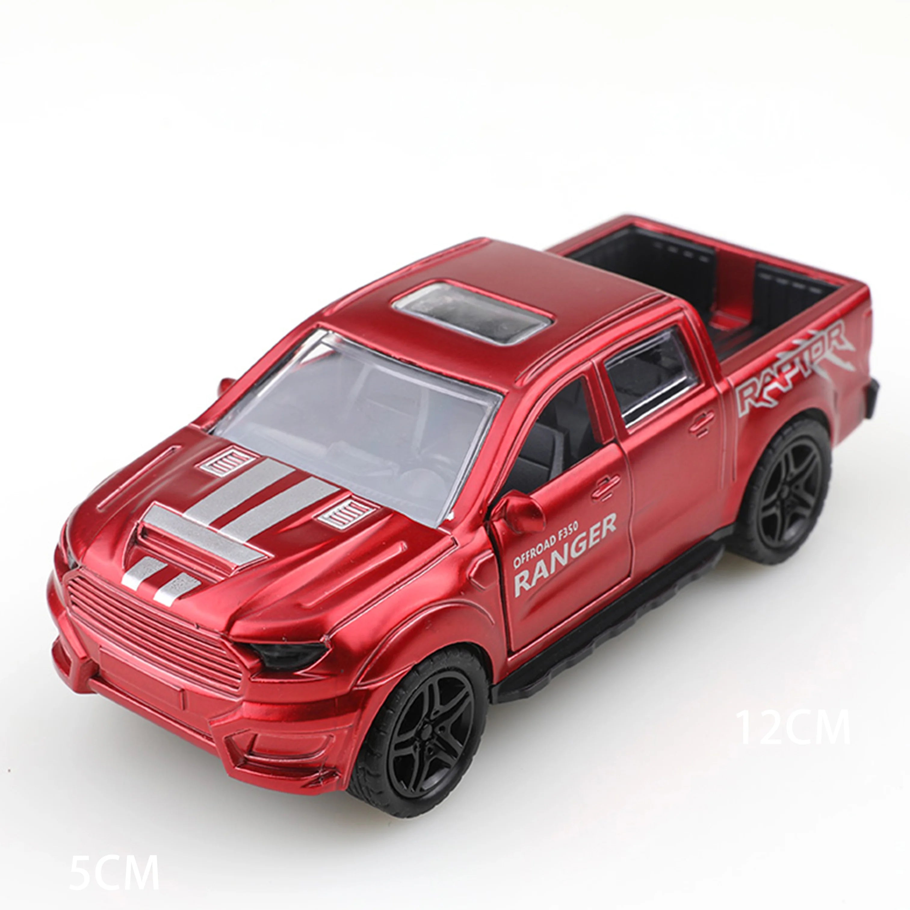 Alloy simulation small truck with openable door, car model, children's toys, gifts, decorations, cake ornaments
