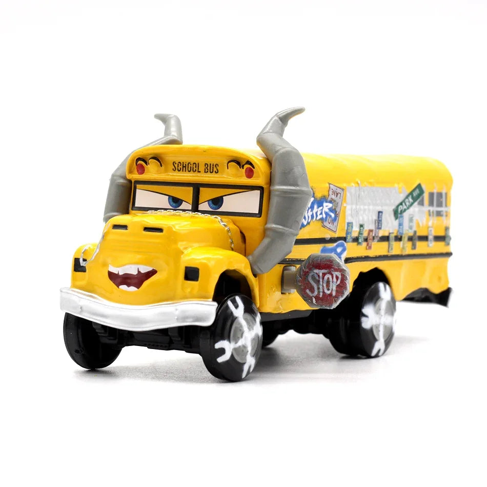 2026 NEW Disney Pixar Car Lightning McQueen The King Mater 1:55 Diecast Metal Alloy Model Car Toy for Kids Birthday Gift New Yea