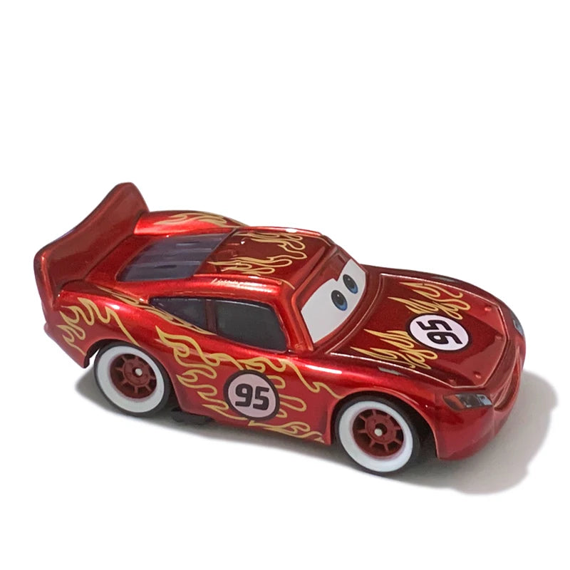 Disney Pixar Cars Toy Lightning McQueen Series 1:55 Diecast Model Basic Styles And Plated Version Children's Alloy Toy Car