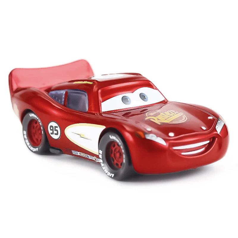 Disney Pixar Cars Toy Lightning McQueen Series 1:55 Diecast Model Basic Styles And Plated Version Children's Alloy Toy Car