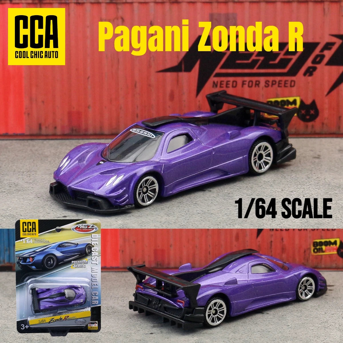 CCA 1/64 Toy Car Model Suitable For Hot Wheels & MINIGT 1:64 F1 Pagani Lamborghini BMW Audi Porsche TOYOTA Nissan Volkswagen