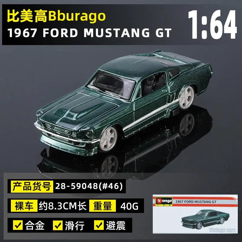 Bburago 1:64 Diecast Car Model, Audi Porsche 911 Mercedes-Benz Collectible Alloy Vehicle Toy, Gift for Boys Kids Adults