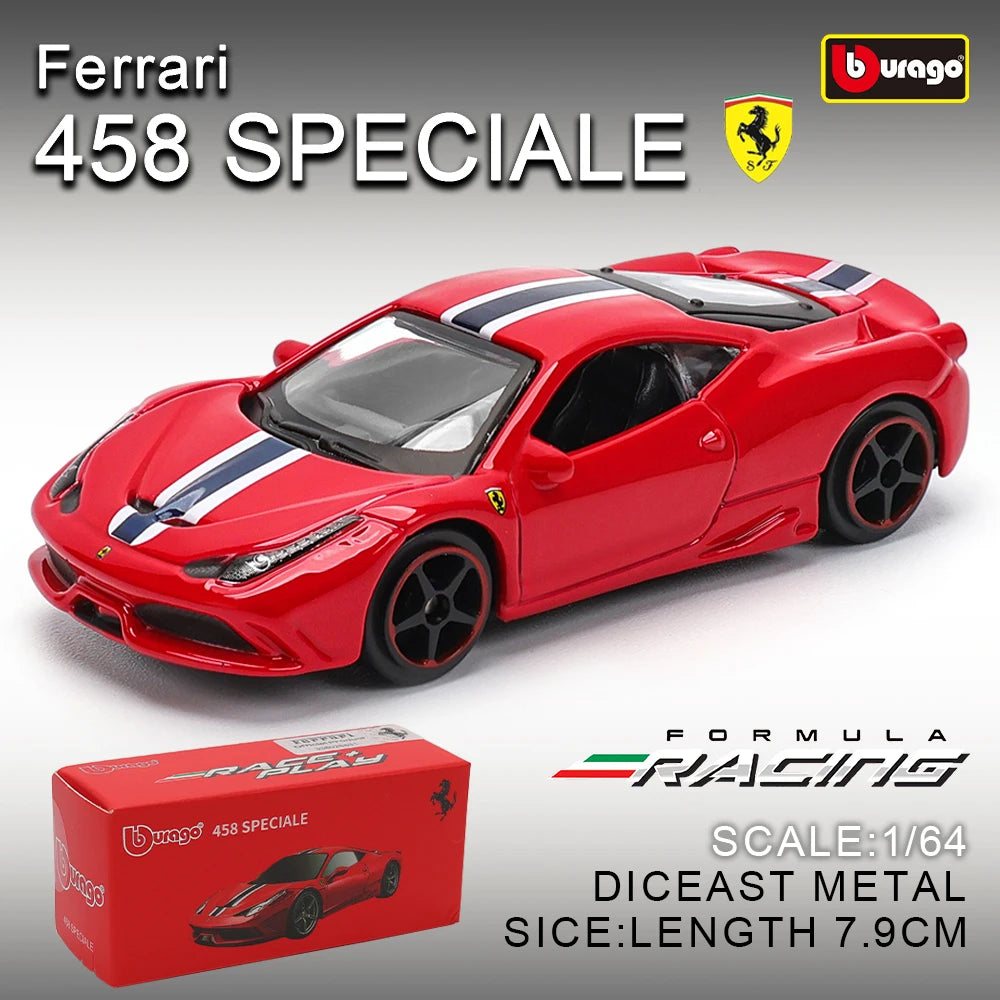 Bburago 1:64 genuine Ferrari SP1 812 COMPETIZIONE ENZO F40 F12TDF SF90 car model series children's Christmas boy gift toys