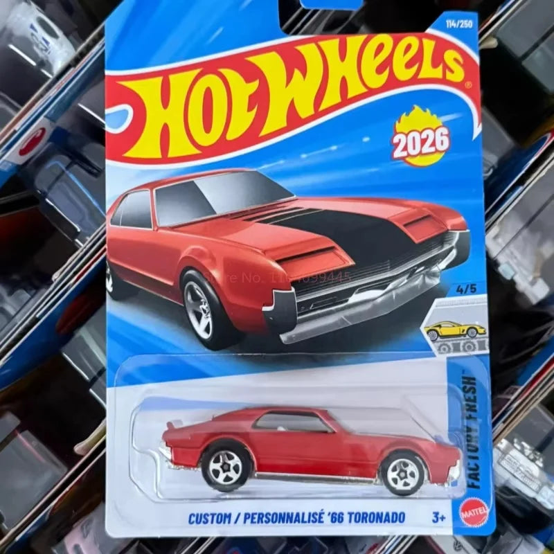 Genuine Hot Wheels 2026 E 1/64 Mainline Series Case Simpsons Pagani Audi Mazda Dodge Collectible Diecast Vehicle Model Toy Car
