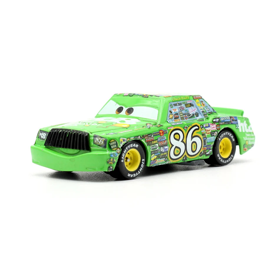 2026 NEW Disney Pixar Car Lightning McQueen The King Mater 1:55 Diecast Metal Alloy Model Car Toy for Kids Birthday Gift New Yea