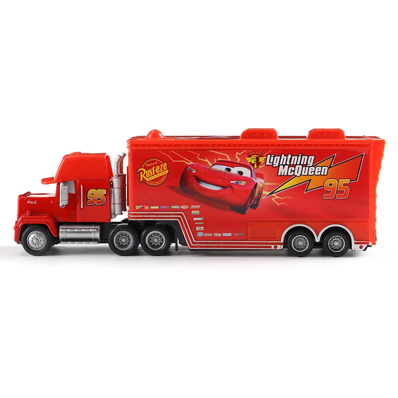 Cars 2 Mack Truck Pixar Racing Car Lightning McQueen Jackson Storm Car 3 Truck Set Metal Toy Model Car Gift For Kids Gift