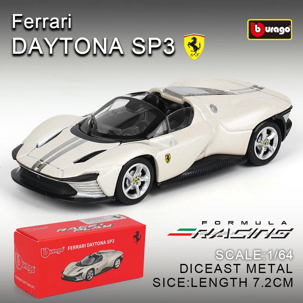 Bburago 1:64 genuine Ferrari SP1 812 COMPETIZIONE ENZO F40 F12TDF SF90 car model series children's Christmas boy gift toys