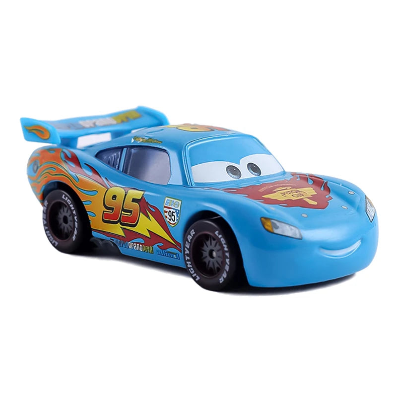 Disney Pixar Cars Toy Lightning McQueen Series 1:55 Diecast Model Basic Styles And Plated Version Children's Alloy Toy Car