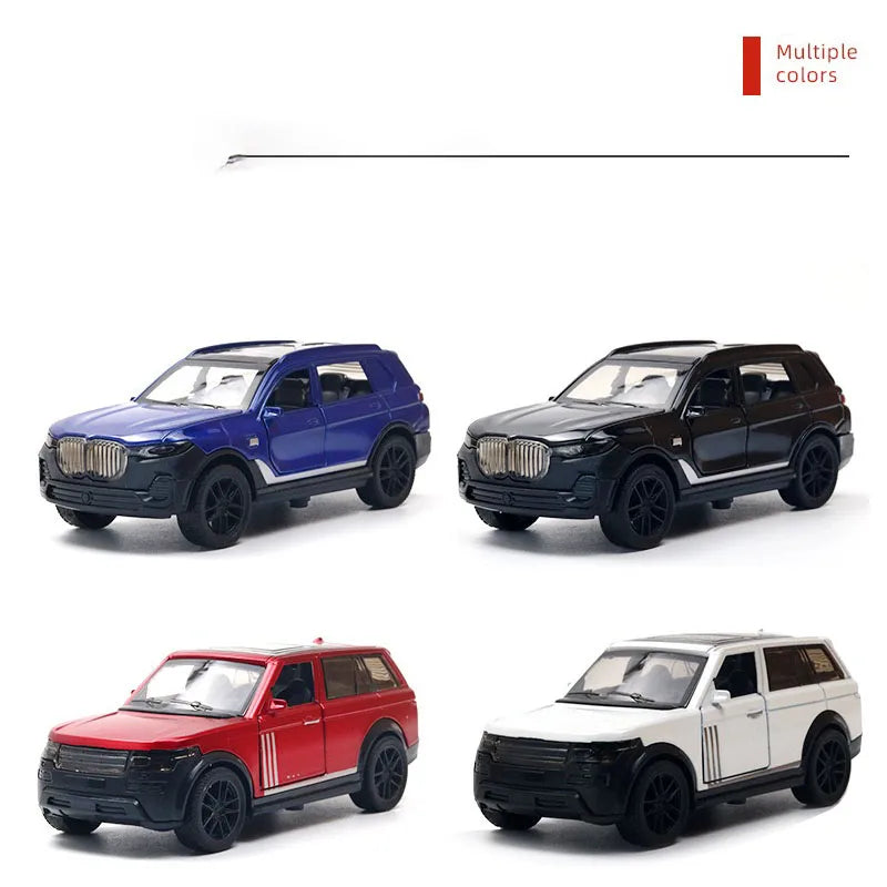1PCS Off-road vehicle alloy car imitation true multi-style toy alloy 1:36 children's car decoration gift holiday gift