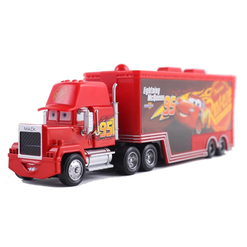Cars 2 Mack Truck Pixar Racing Car Lightning McQueen Jackson Storm Car 3 Truck Set Metal Toy Model Car Gift For Kids Gift
