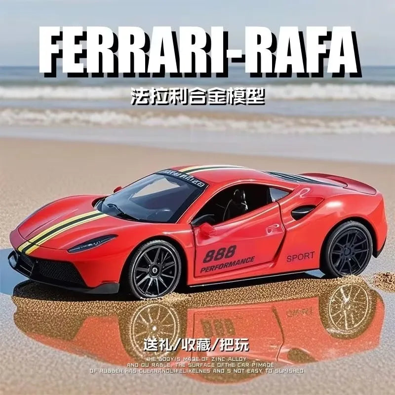 1:36 Porsche 911 GT3 RS Racing Sports Car Alloy Miniature Model Diecast Toy Fast Furious Collect Pull Back Childrens Birthday Gi