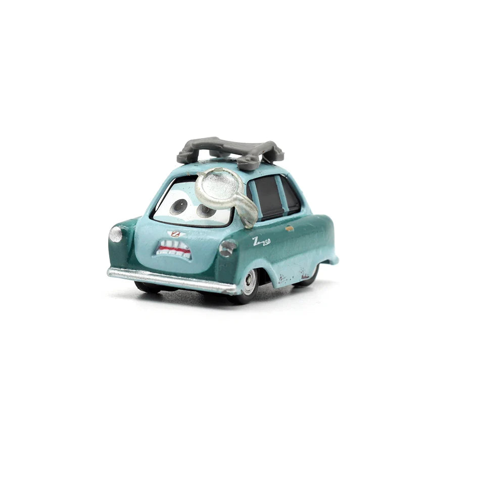 2026 NEW Disney Pixar Car Lightning McQueen The King Mater 1:55 Diecast Metal Alloy Model Car Toy for Kids Birthday Gift New Yea