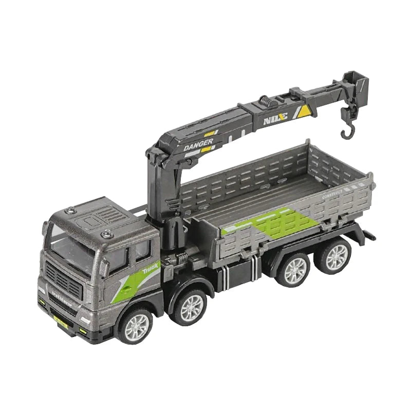 1/50 Model Car Bulldozer Truck Excavator Crane Forklift Construction Engineering Vehicle Toys for Boys Children Educational Toys