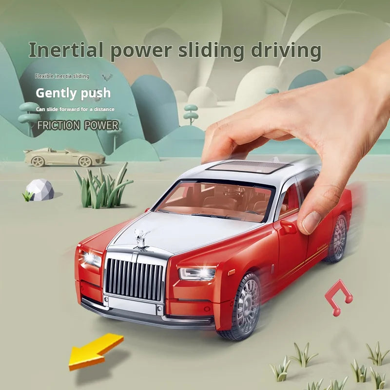Simulation Rolls-Royce Phantom Model Car Model Ornaments Luxury Car Sedan Toy Car Collection
