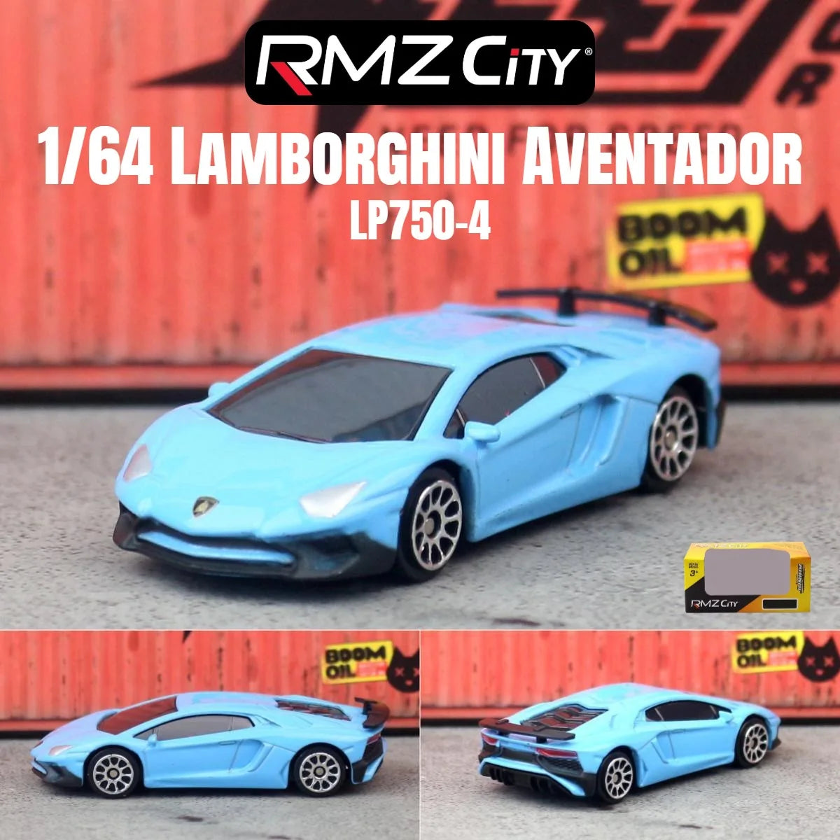 1/64 RMZ CiTY Diecast Toy Car Model Miniature 3-inch Free Wheels Collection Suitable for Hot Wheels Gift for Children Boys Kid