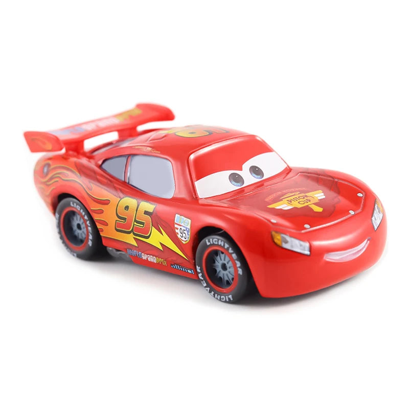 Disney Pixar Cars Toy Lightning McQueen Series 1:55 Diecast Model Basic Styles And Plated Version Children's Alloy Toy Car
