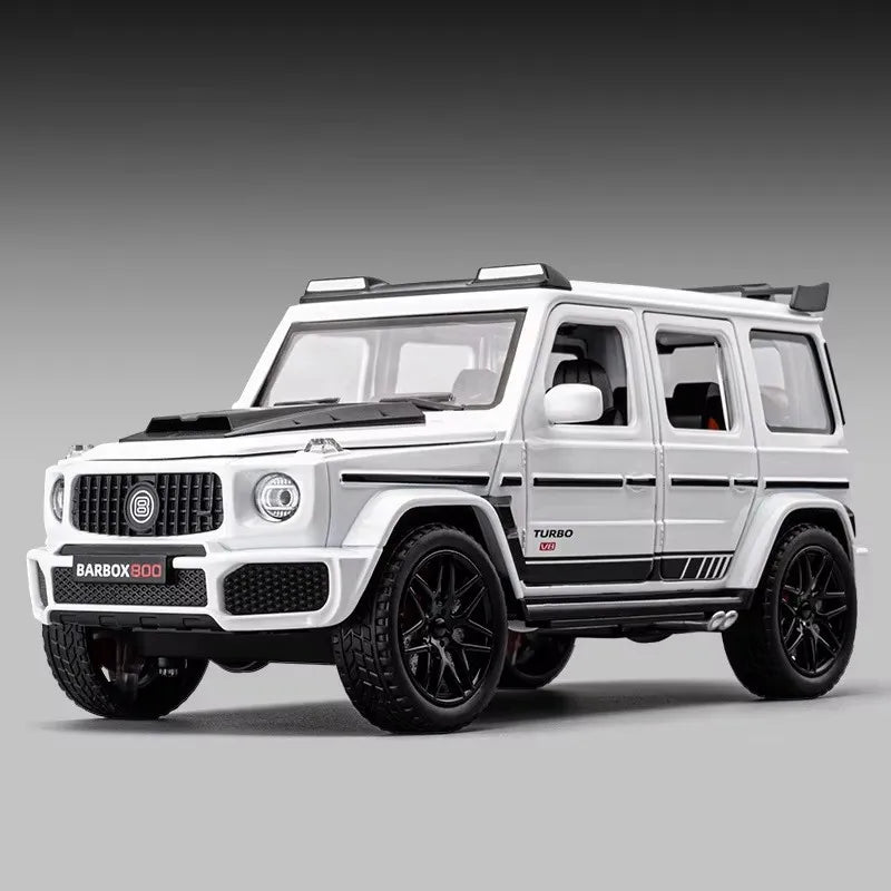 1:22 Scale SL63 G800 Model Miniature Car Toys Diecast Alloy Vehices Front Wheel Steering Sound Light Pull Back Models Adult Gift