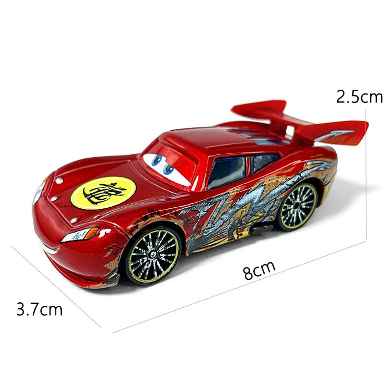Disney Pixar Cars Toy Lightning McQueen Series 1:55 Diecast Model Basic Styles And Plated Version Children's Alloy Toy Car
