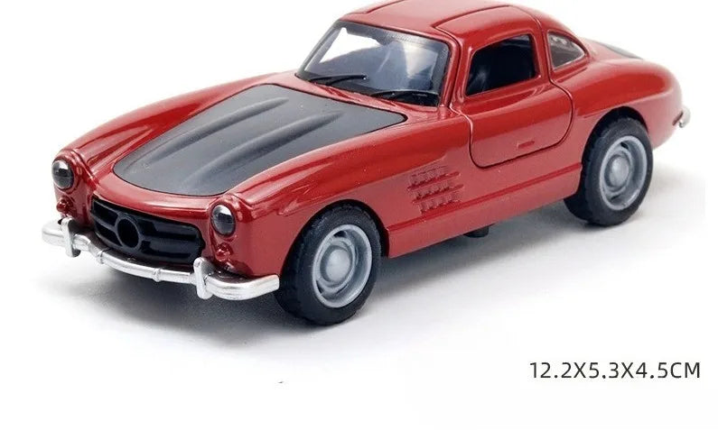 Boys Alloy Car Toy Realistic Racing Sports Car Pullback Gift Model Vehicle Toy Car Simulation Car Boys Playset