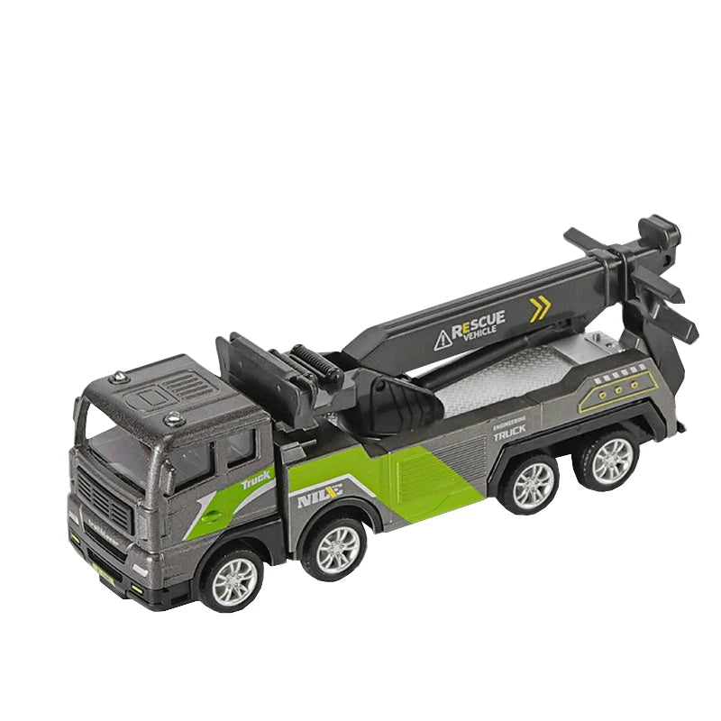 1/50 Model Car Bulldozer Truck Excavator Crane Forklift Construction Engineering Vehicle Toys for Boys Children Educational Toys