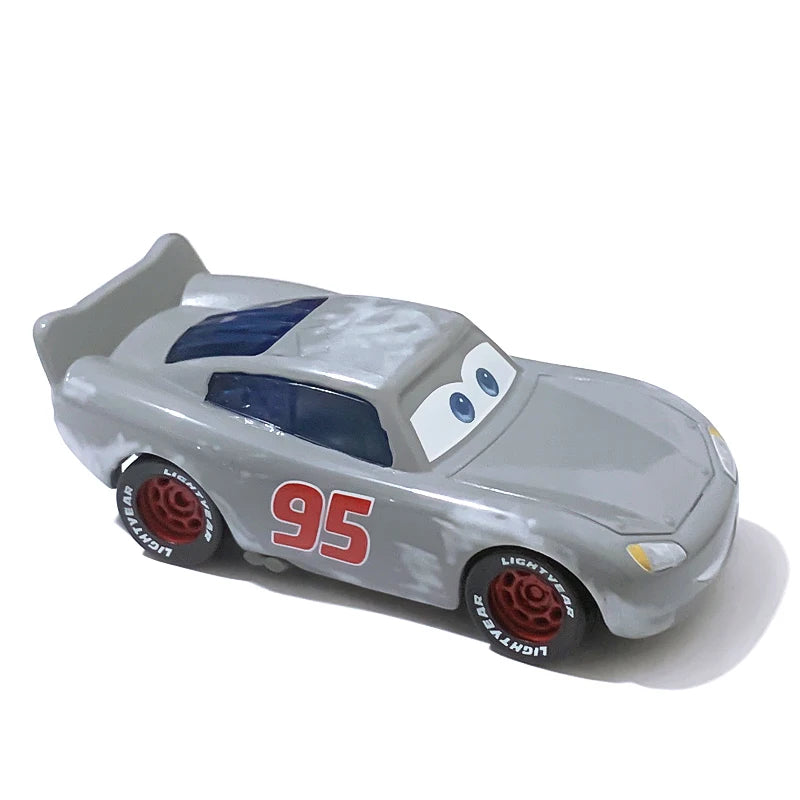 Disney Pixar Cars Toy Lightning McQueen Series 1:55 Diecast Model Basic Styles And Plated Version Children's Alloy Toy Car