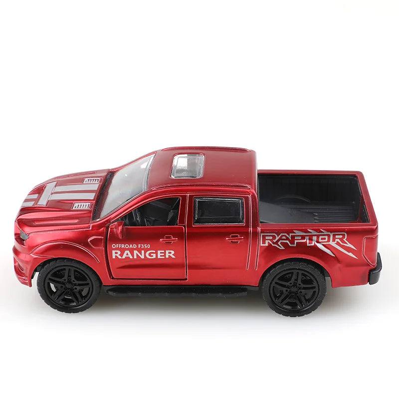 Alloy simulation small truck with openable door, car model, children's toys, gifts, decorations, cake ornaments
