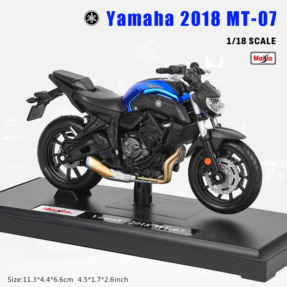 Maisto 1:18 YAMAHA MT-07 MT-10 Ducati Kawasaki KTM Suzuki BMW Multiple models Ultra Limited Alloy Motorcycle Model Toy Car